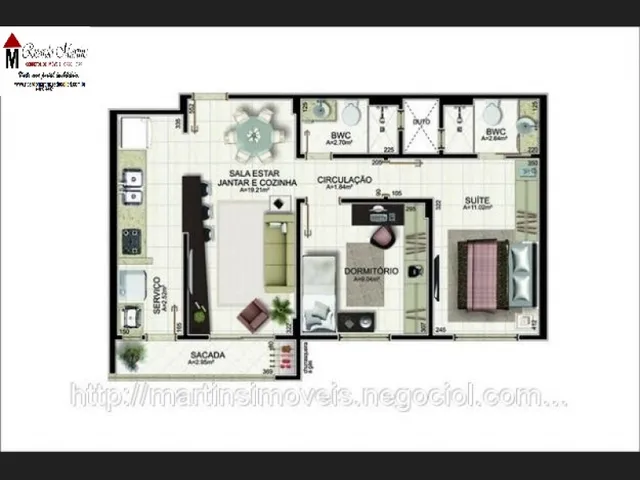 Imagem 4: Frankfurt santa Barbara Criciúma Apartamento a Venda