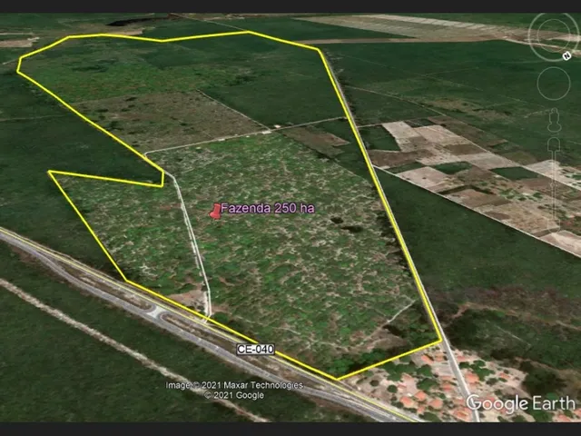 Imagem: Fazenda 250 Ha Margem Ce040, Beberibe,70Km