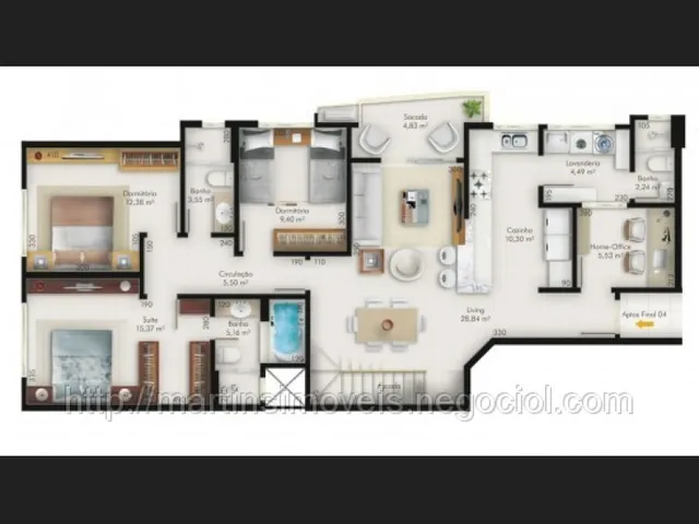 Imagem 8: Vezzano Apartamento a Venda Centro Criciúma