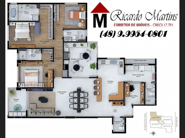 Imagem 10: Belfiore Michel Criciúma Apartamento a Venda