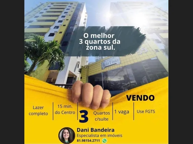 Imagem: Alugo Apt no Pina- 3 Quartos, Sendo 1 Suíte