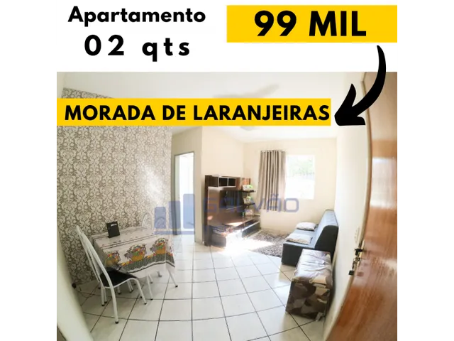 Imagem: Apartamento 02 Quartos em Morada de Laranjeiras
