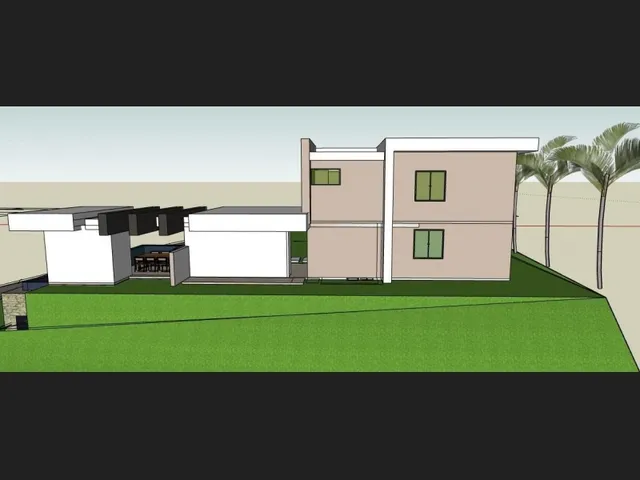 Imagem 12: Casa/ Chácara em Construção 4 Quartos, 4 Banheiros 2 Pavimentos + Cobertura