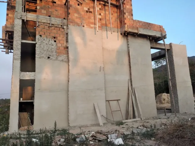 Imagem 10: Casa/ Chácara em Construção 4 Quartos, 4 Banheiros 2 Pavimentos + Cobertura