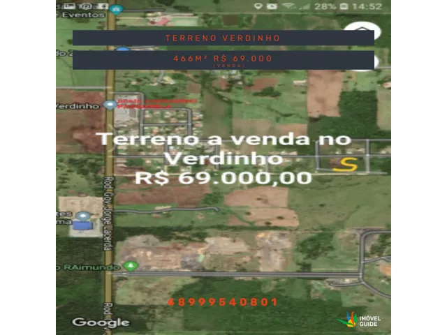 Imagem: Terreno a Venda Bairro Verdinho Criciúma