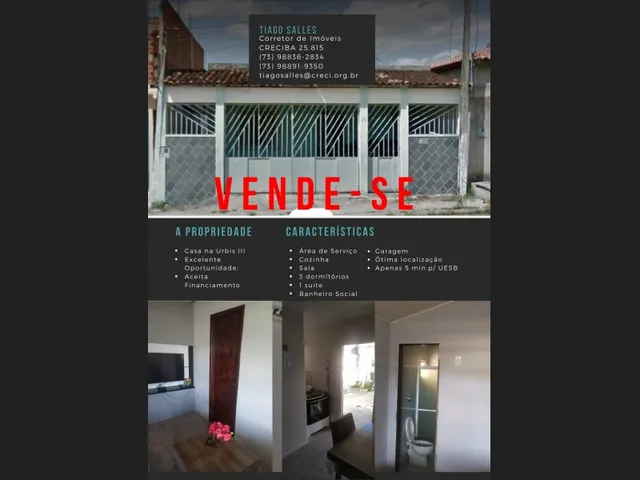 Imagem: O apartamento possui 3 Dormitórios, 1 Suíte, 2 Banheiros,