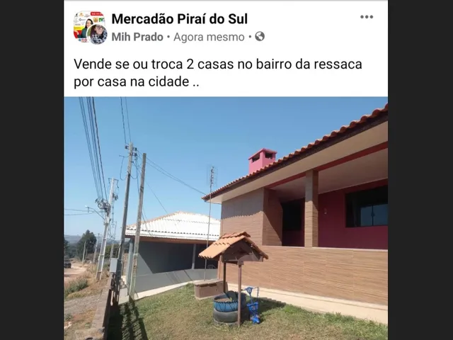 Imagem: Vendo Ou Troco por Casa na Cidade de Pirai