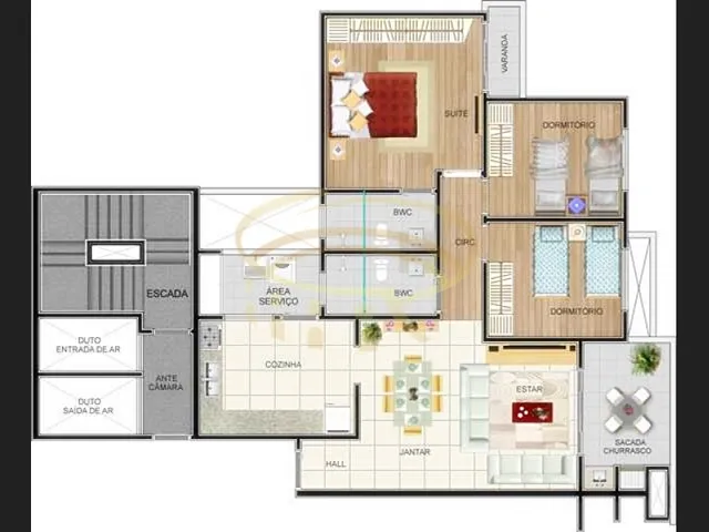 Imagem 3: Apartamento Zona 03 Edifício Villagio Di Itália