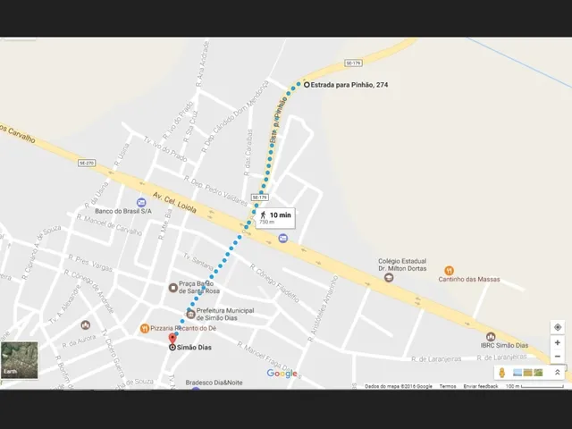 Imagem: O terreno possui 160m² de Área e está localizado em