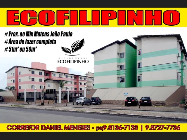Imagem 1: Ecofilipinho Residence, 56M², 2 Quartos, 2 Banheiros