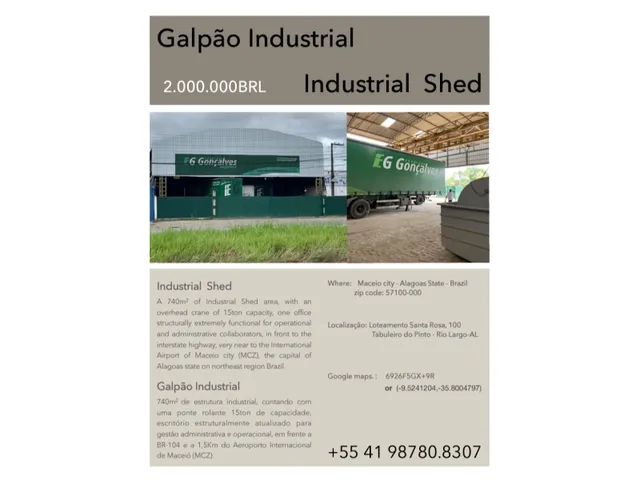 Imagem 9: Vende-Se Ou Aluga-Se Galpão Industrial