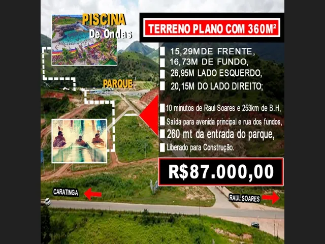 Imagem: Vendo Terreno no Loteamento Minas Beach