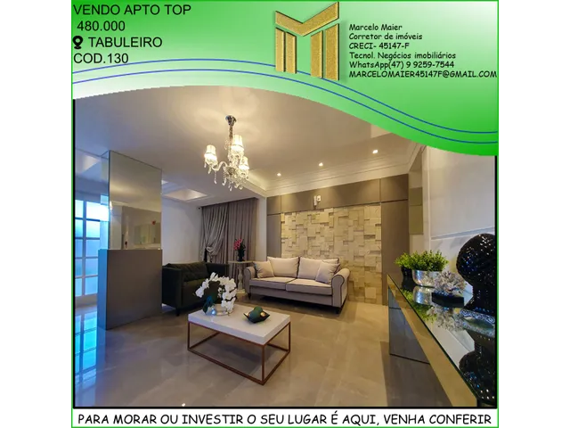 Imagem: Apartamento Top no Tabuleiro, Ampla Área