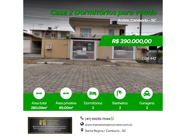 Imagem: Casa a Venda no Bairro Areias em Camboriú
