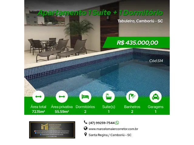 Imagem: Apartamento no Tabuleiro em Camboriú, Ótima