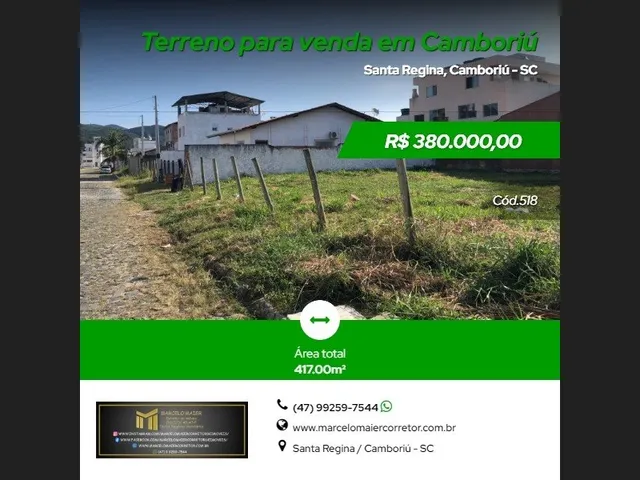 Imagem: Vendo Terreno no Bairro Areias em Camboriú