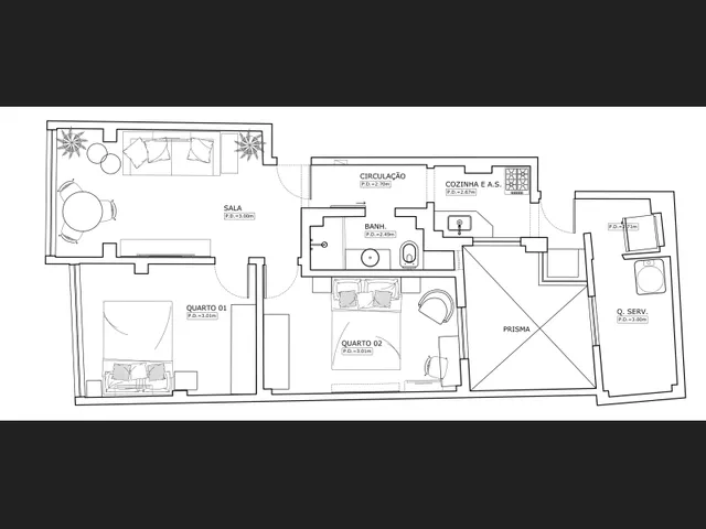 Imagem 2: Apartamento 55M², 2 Quartos, Rua Siqueira Campos, 203, Copacabana - Rj Cod I.v.202238