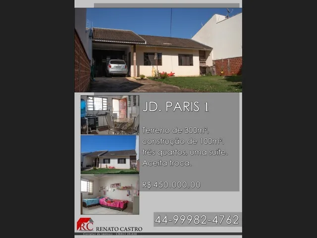 Imagem 1: Renato Castro - Vende - Casa R$ 450.000