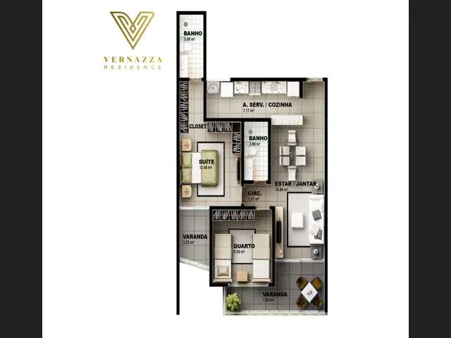 Imagem 8: Vernazza Residence - Frente Mar e Nascente!!