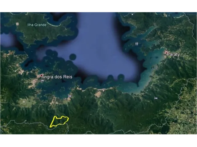 Imagem 3: Área com 1.465Ha para Compensação Ambiental - Serra da Bocaina - Angra dos Reis / Rj