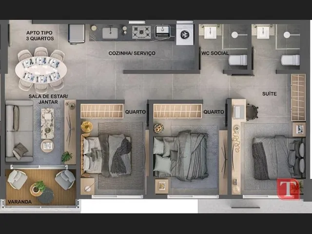 Imagem 7: Nexus Residence - Catolé