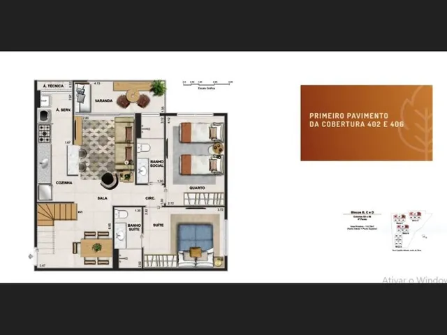 Imagem 7: Apartamento com 2 Dormitórios À Venda - Retiro - Petrópolis/Rj