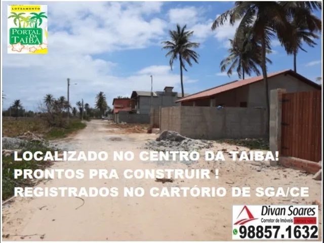 Imagem: Terreno, Lote Centro da Praia da Taiba Ce