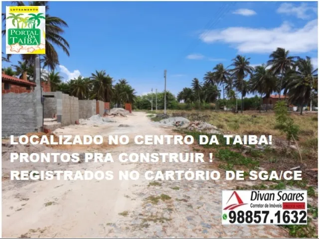Imagem: Terreno, Lote Centro da Praia da Taiba Ce