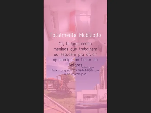 Imagem: Dividir Apartamento Totalmente Mobiliado