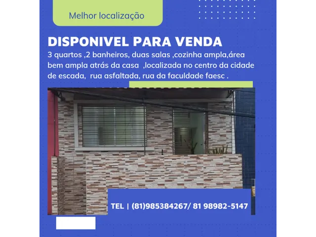 Imagem 1: Casa na Cidade de Escada