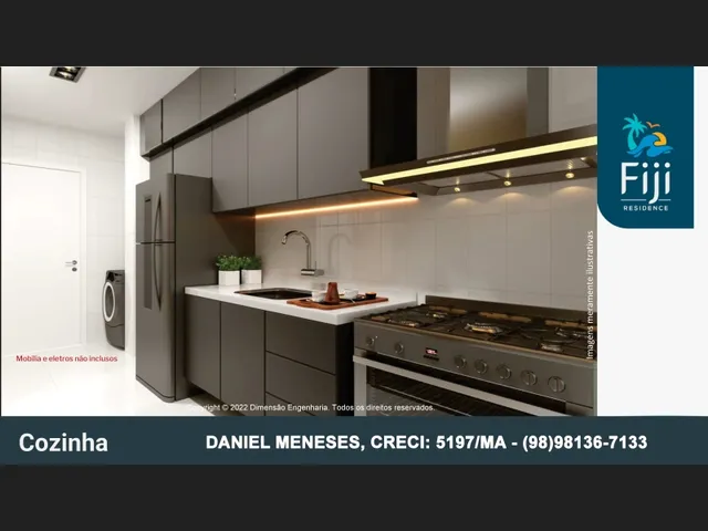 Imagem 4: Fiji Residence, 61M² Ou 80M², Cohama, 2 e 3 Quartos, Leia a Descrição - Daniel Meneses