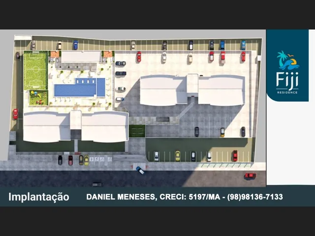 Imagem 2: Fiji Residence, 61M² Ou 80M², Cohama, 2 e 3 Quartos, Leia a Descrição - Daniel Meneses