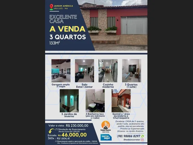 Imagem: Excelente Casa no Jardim América - 3 Quartos