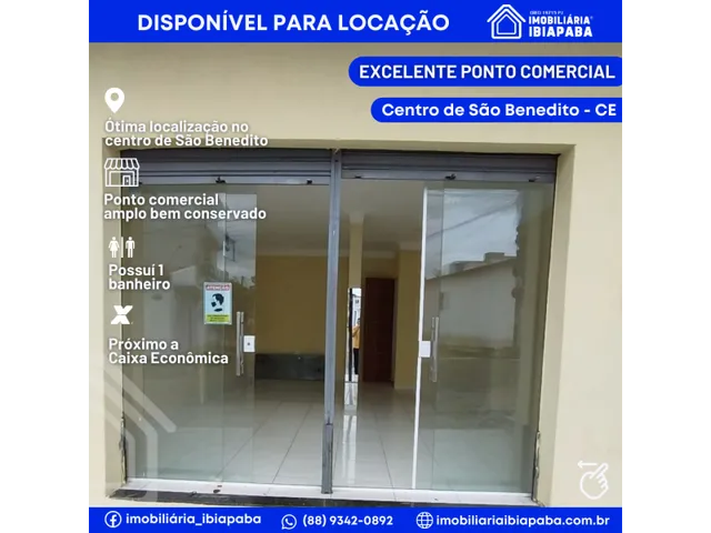 Imagem: A sala comercial possui 1 Banheiro e está localizado em