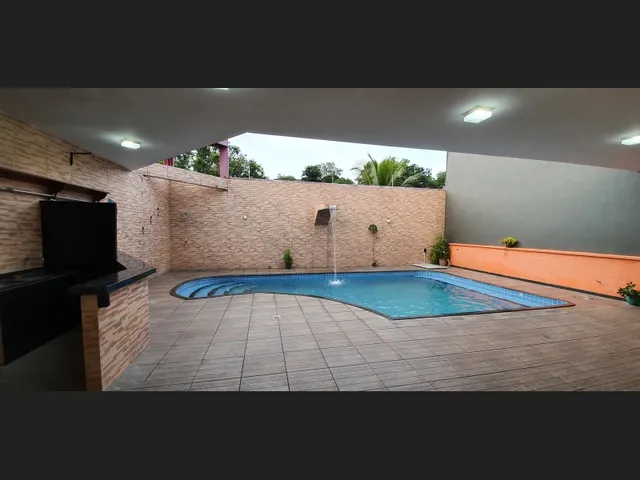 Imagem 3: Casa na Marambaia Conjunto Euclides Figueiredo, 4 Quartos e Piscina com Churrasqueira