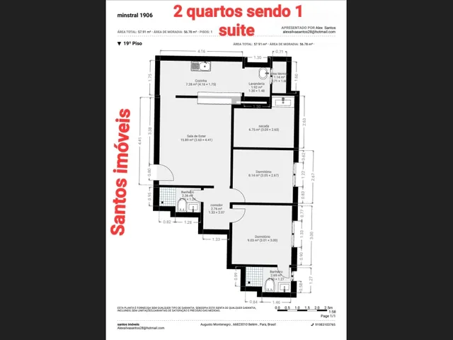 Imagem 6: Edifício Mistral 2 Quartos Sendo 1 Suíte