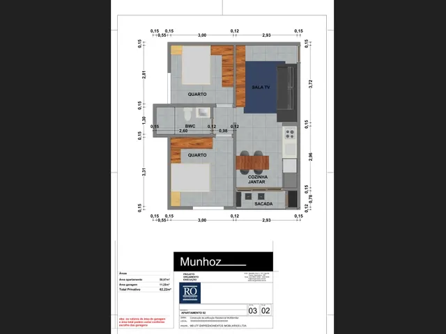 Imagem 13: Apartamento na Planta Residencial Munhoz