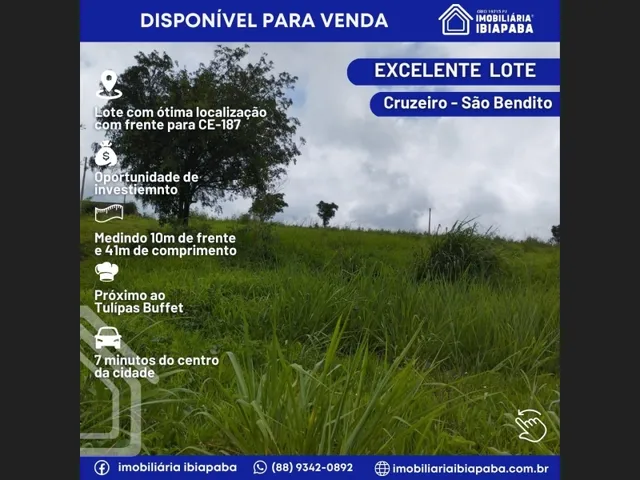 Imagem: Lote no Cruzeiro Prox Ao Tulipas Buffet