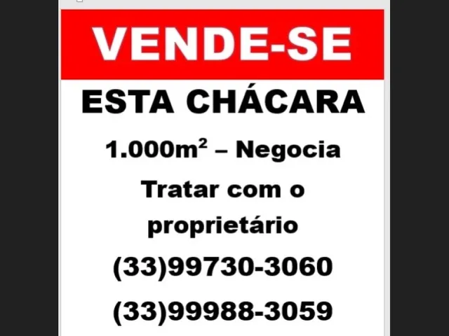 Imagem: Chácara 1000M2