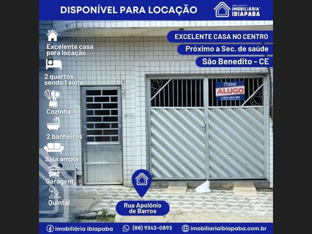Imagem: Excelente Casa para Locação no Centro