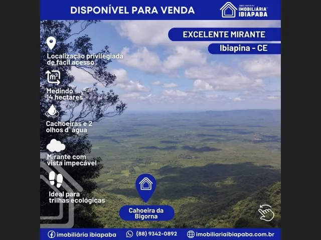 Imagem 1: Excelente Mirante com Cachoeira em Localização Privilegiada