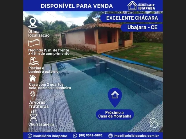 Imagem 1: Excelente Chácara Disponível para Venda em Ubajara