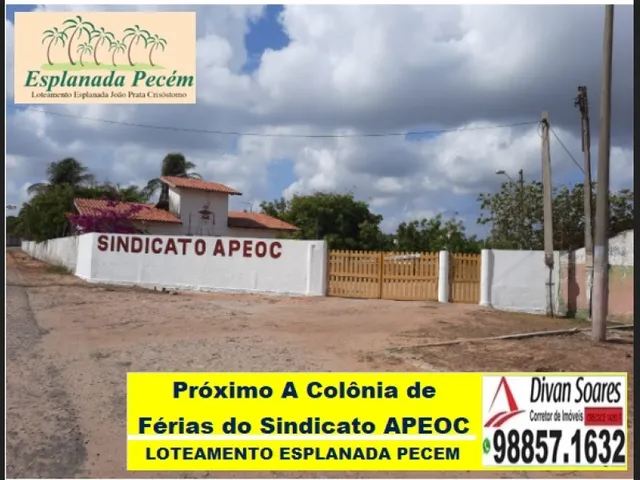 Imagem: B3 Terrenos e Lote Financiados Pecem Pertinho
