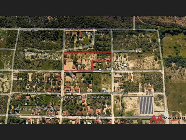 Imagem: Terreno em Pium, com 2 Casas, Murado, Lado