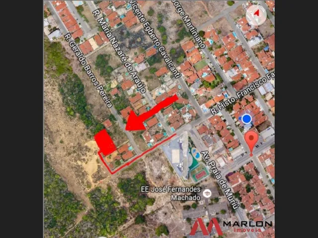 Imagem 4: Terreno em Capim Macio, Transporte Próximo. 900M²