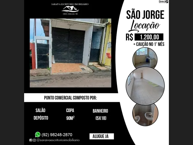 Imagem: Ponto Comercial no São Jorge