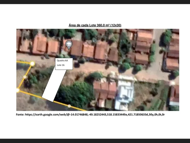 Imagem: Lote Urbano de 360 M²