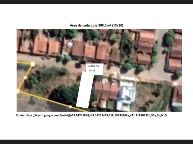 Imagem: Lote Urbano de 360 M²