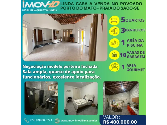Imagem: Linda Casa no Povoado Porto do Mato - Praia