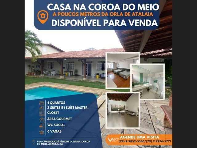 Imagem: Casa na Coroa do Meio a Poucos Metros da